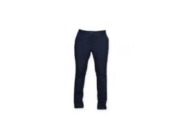 Calças de Mulher FRONT ROW Chino Stretch Azul (L)