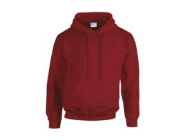 Sweatshirt Unissexo GILDAN Encapuçado Pesado Blend Vermelho (2XL)