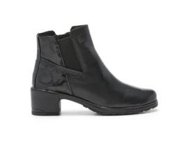 Botas de Mulher 24 HORAS Baixo Tacon Preto (38)