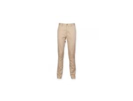 Calças de Homem FRONT ROW Chino Stretch Cinzento (XL)