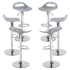 Presentes Miguel - Pack 6 Bancos Dok - Cinza claro