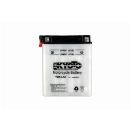 Kyoto yb14-a2 bateria de motocicleta com pack ácido