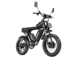 Bicicleta Elétrica Off-Road RIDSTAR Q20 Pro 2X1000W Motor 52V 20Ah Bateria Dupla 34Mph Velocidade Máxima