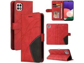 Capa para Samsung Galaxy A22 5G RASENA Pele Sintética Multicor