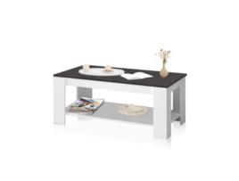 Mesa de centro elevável Lya Blanco Artik (branco fosco) - Ferrugem 102 x 54 x cm DUEHOME