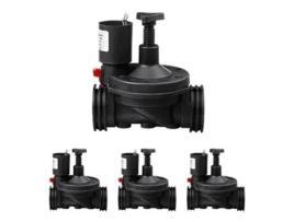 Válvula Solenóide de Irrigação 1 24V com Regulador de Fluxo Uso Residencial e Agrícola.