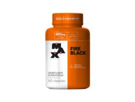 Fire Black Cafeína 60 Capsulas MAX TITANIUM