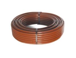 Tubo de Gotejamento 16 Mm X 100 M Cor Marrom 100 Gotejadores Ajustáveis de 0 a 70