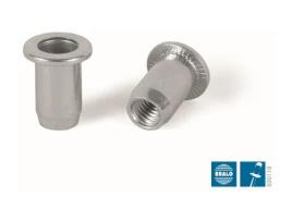 Porca baixa lisa de aço A3K BRALO