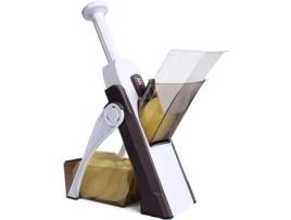 Cortador de Legumes Multifuncional 5 em 1 com Lâminas de Aço Inoxidável: Mandolina de Cozinha Manual e Versátil GNCHOME