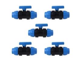 Encaixe Da Válvula em Pvc. Link de Polietileno de 40 Mm Pacote de 5 Unidades Oferta