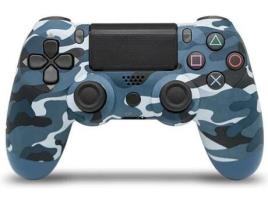 Comando para PS4 ACENTRY 20210830 Camuflado Azul (Wireless)