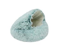 Cesta para Gatos Cama Macia para Cães e Gatos Cesta Quente Semifechada para Animais de Estimação Habitat para Dormir 80 Cm D-Green RNGCPTO