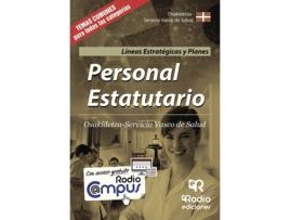 Livro Personal Estatutario. Osakidetza-Servicio Vasco de Salud. Líneas Estratégicas y Planes de Vários Autores (Espanhol - 2018)