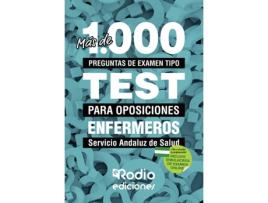 Livro Más de 1.000 preguntas de examen tipo TEST para oposiciones. Enfermeros. Servicio Andaluz de Salud de Vários Autores (Espanhol - 2019)