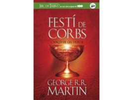 Livro Festí De Corbs de George R.R. Martin (Catalão)