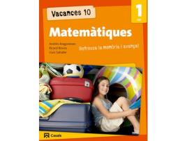 Livro Vacances 10. Matemàtiques 1º Eso de Ricard Andreu Rovira, Andres Aragoneses (Catalão)