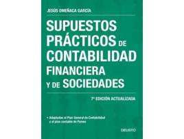Livro Supuestos Practicos De Contabilidad Financiera Y D de Jesús Omeñaca García (Espanhol)