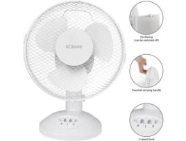 Ventoinha De Mesa  Vl 1137 Cb Branco 23 Cm