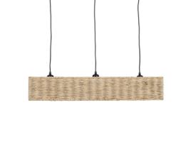 Candeeiro de Teto Preto Natural Ferro 220-240 V 88 X 17,5 X 65 Cm BIGBUY HOME