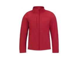 Camisa de Homem B&C Capuz Vermelho (XL)
