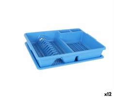 Escorredor Tontarelli Azul 47 x 38 x 8,5 cm (12 Unidades)