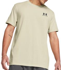 T-shirt Under Armour UA M LOGO EMB HEAVYWEIGHT SS-BRN