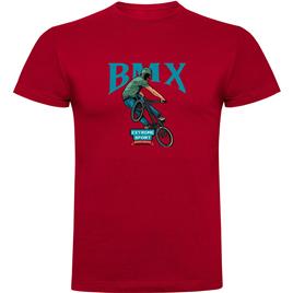 Kruskis Bmx Extreme Short Sleeve T-shirt Vermelho S Homem
