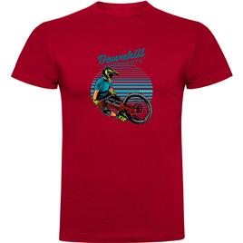 Kruskis Downhill Adventure Short Sleeve T-shirt Vermelho L Homem
