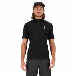 Mons Royale Cadence Merino Air-con T Short Sleeve Enduro Jersey Preto S Homem