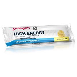 Sponser Sport Food High 45g Banana Haco Energy Bars Box 30 Units Transparente