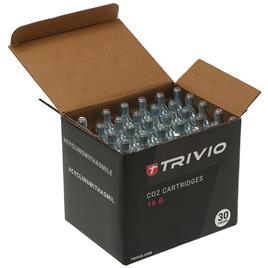 Trivio Co2 Cartridges Box 30 Units Prateado 16 g