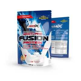 Amix Fusion 500gr Whey Protein Peanuts&chocolate&candy Transparente