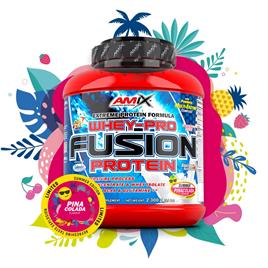 Amix Fusion 2.3kg Whey Protein Piña Colada Colorido