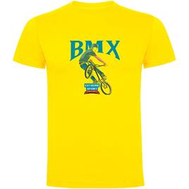 Kruskis Bmx Extreme Short Sleeve T-shirt Amarelo XL Homem