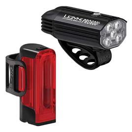 Lezyne Fusion Drive Pro 600+ / Strip Drive 300+ Light Set Vermelho 600 / 300 Lumens