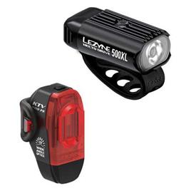Lezyne Hecto Drive 500xl / Ktv Drive Pro+ Light Set  500 / 150 Lumens
