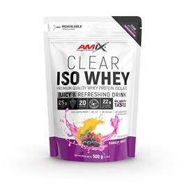 Amix Clear Whey Hydrolyzate 500gr Whey Protein Wild Berries Transparente