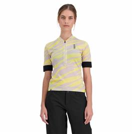 Mons Royale Cadence Short Sleeve Enduro Jersey Amarelo XL Mulher