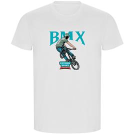 Kruskis Bmx Extreme Eco Short Sleeve T-shirt Branco M Homem