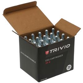 Trivio Co2 Cartridges Box 20 Units Prateado 25 g