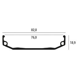 Xon Fat Bike Rim Prateado 20´´ - 36H