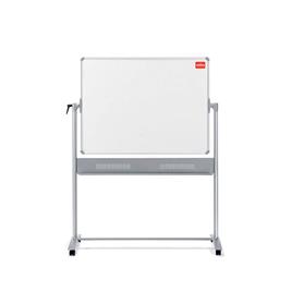 Nobo Basic Melamine 120x90 Cm Rotating Mobile Whiteboard Prateado