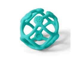 Babyono Silicone Teether Ergonomic Ball Azul
