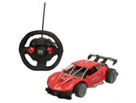 Speed&go Radio Control Car On Steering Wheel Scale 1:16 21 Cm Vermelho
