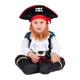 Viving Costumes Pirate Captain Baby Custom Vermelho 7-12 Months