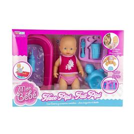 Vicam Toys Pipi Comijitas With A 40x13x58 Cm Bath Baby Doll Rosa