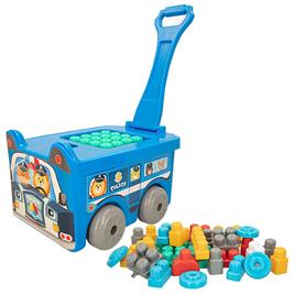 Color Bubbles Police Car With 30 Pieces Construction Game Colorido