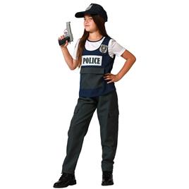 Atosa Police Kids Custom Preto 5-6 Years