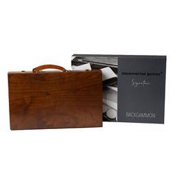 Aquamarine Backgammon Signature Board Game Castanho